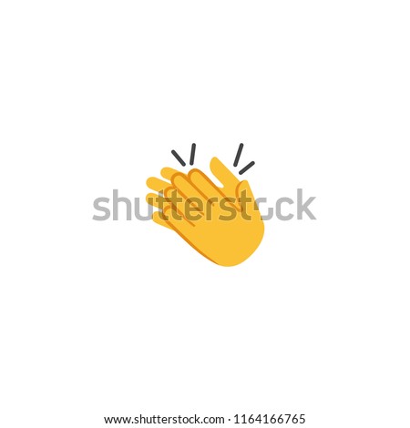 Clapping Hands vector Flat Icon