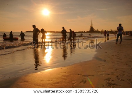 Similar – Image, Stock Photo western beach Senses