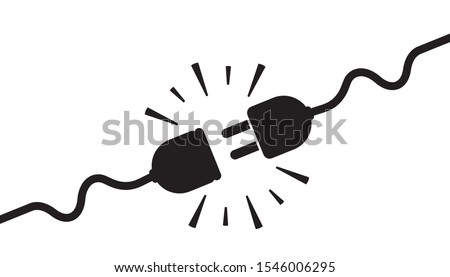 Electric plug icon design. Vector illustration.