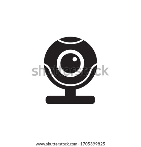 Digital webcam icon design isolated on white background