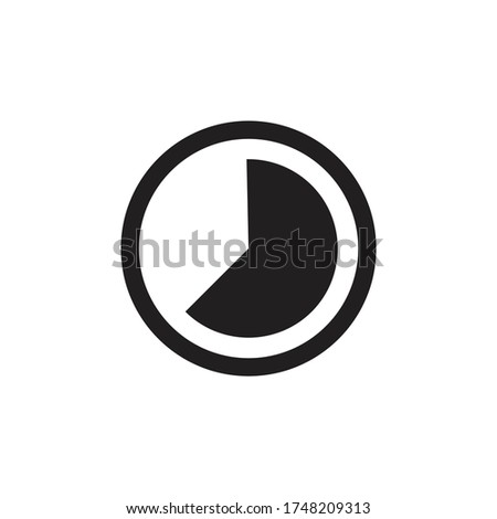 Timelapse icon design isolated on white background