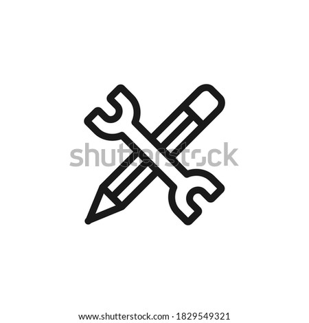 Rectification icon design isolated on white background. Vector illustration