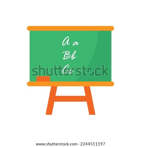Chalkboard School icon design. isolated on white background. vector illustration