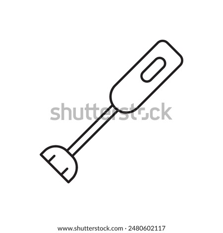 Hand blender icon design, isolated on white background, vector illustration