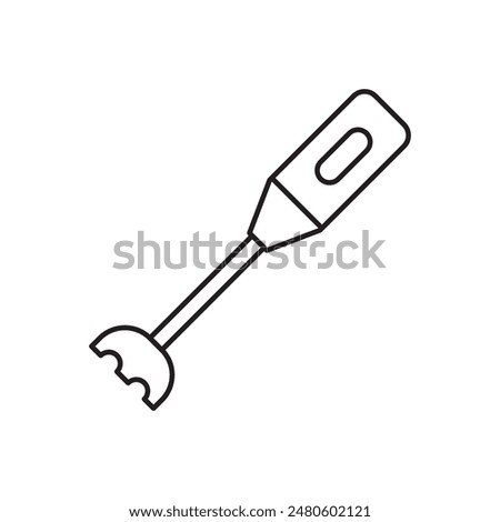 Hand blender icon design, isolated on white background, vector illustration