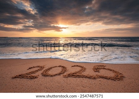 Similar – Image, Stock Photo Happy New Year! Water Rock