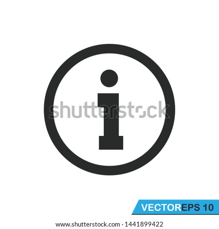 information icon vector design template