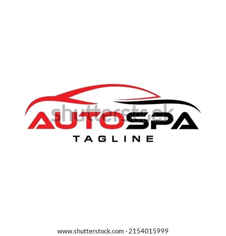Auto spa logo vector  design illustration 