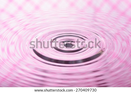 pastel flower pattern of water reflection and water drop for background