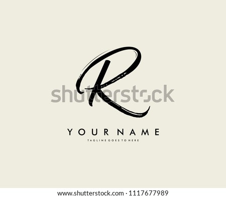 Logo Design R Letter Stock fotó © 
