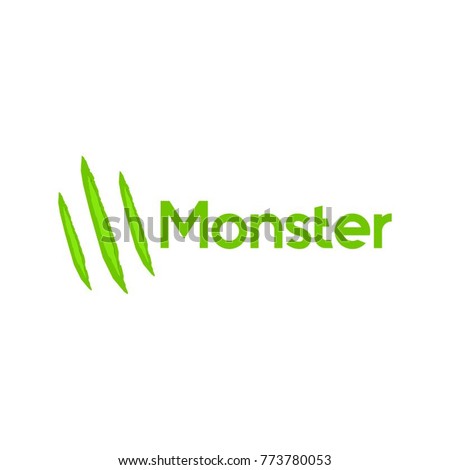 Monster logo vector