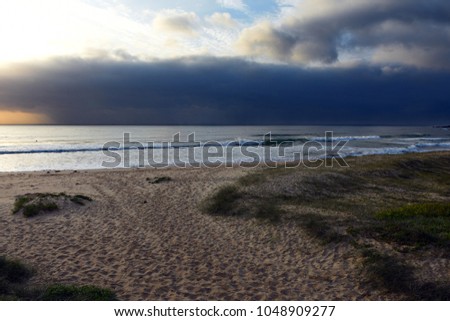 Similar – Image, Stock Photo South vs. North Summer