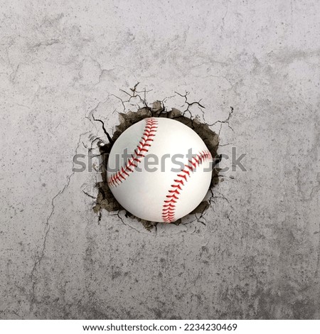 Similar – Image, Stock Photo The crack through the timbers. A reflection of the divided population.
