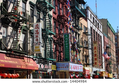 Chinatown at New York City, United States of America