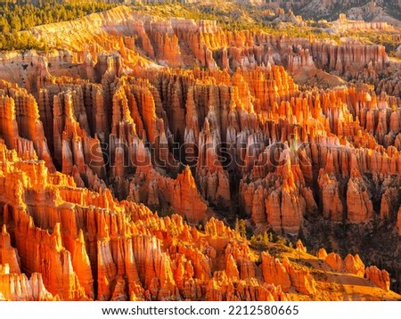 Similar – Image, Stock Photo Majestic hoodoos in the Bryce Canyon, Utah