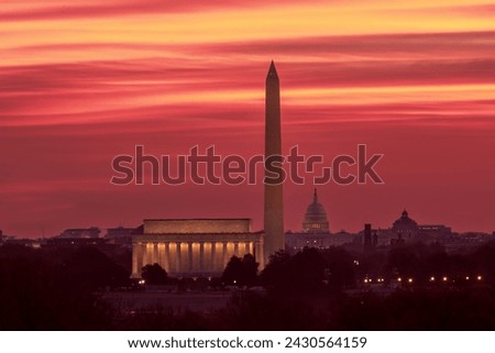 Similar – Image, Stock Photo Obelisk Washington monument