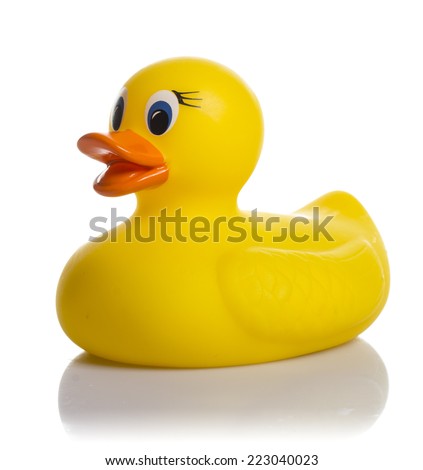 Similar – Image, Stock Photo Child , squeaking duck and bathtub