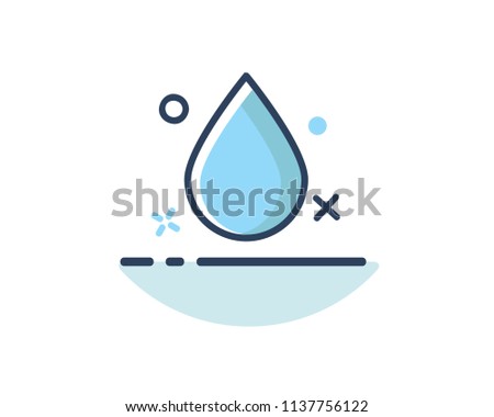 water icon line filled design illustration,designed for web and app