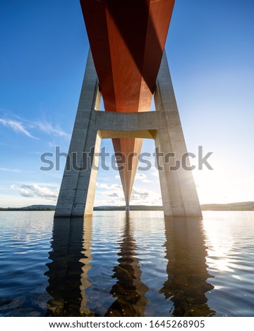 Image, Stock Photo Views under a bridge