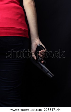 weapons in the hands of women