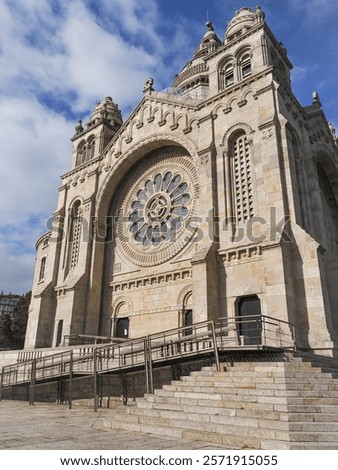 Similar – Image, Stock Photo Old church against blue sky