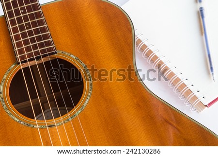 Acoustic guitar sounds great and is a popular instrument.
