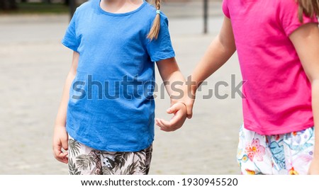 Similar – Image, Stock Photo Anonymous kid taking care of tomato plants in garden