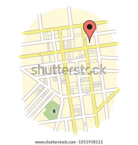 GPS Map Marker Pin