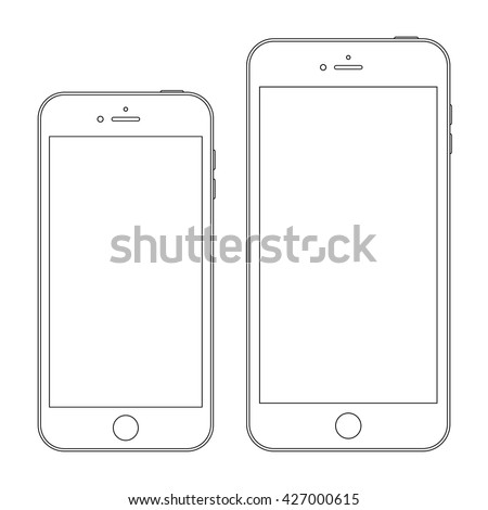 Iphone 6 Template Free Vector In Adobe Illustrator Ai Ai Vector Illustration Graphic Art Design Format Format For Free Download 508 62kb