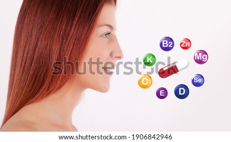 Multivitamin and mineral supplements complex.  Stock foto © 