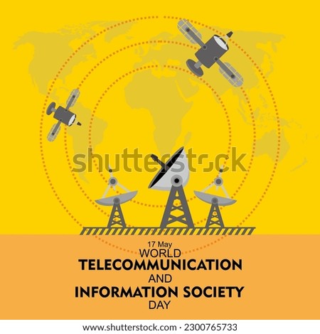 World Telecommunication and information society day, poster and banner, 17 May
