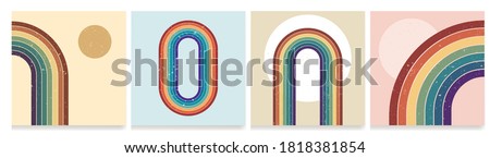 Similar – Image, Stock Photo rainbow Colour Sky Arch