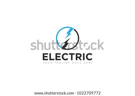 electric logo and electric icon Vector design Template. Vector Illustrator Eps.10