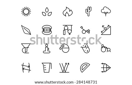 Science Line Vector Icons 7