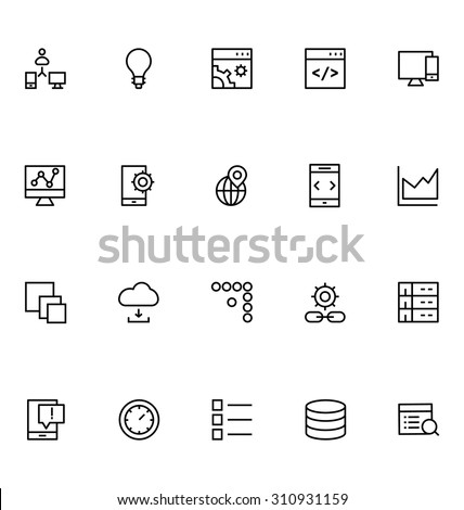 
Productivity and Development Vector Icons 7
