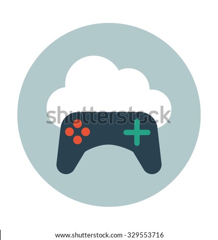 
Gamepad Colored Vector Illustration
