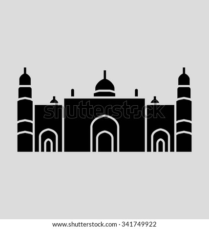 
Dhaka Solid Vector Illustration
