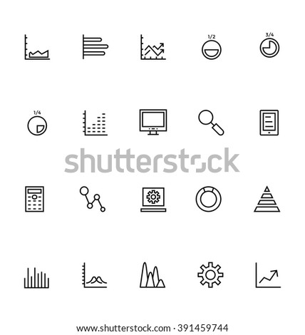 Infographic Line Vector Icons 2