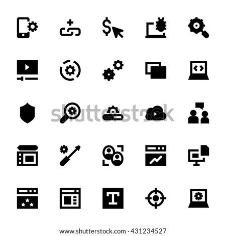 Web Design and Development Vector Icons 2