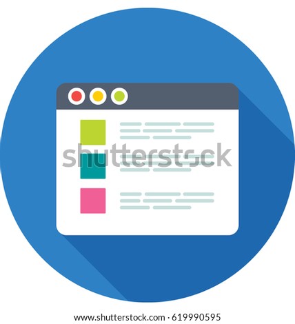 Web Interface vector Icon 