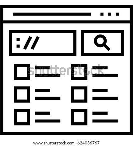 Search Results Vector Icon