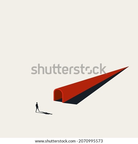 Similar – Image, Stock Photo Tunnel wall Tunnel vision