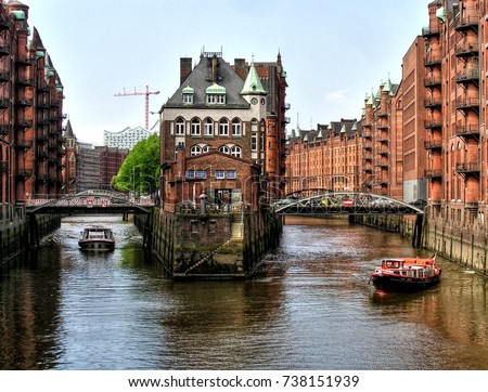 Similar – Image, Stock Photo seven Hamburg