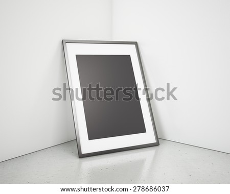 black frame in corner of interior