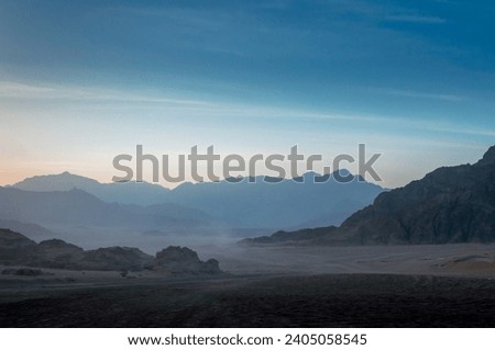 Similar – Image, Stock Photo Landscape of rocky mountain location