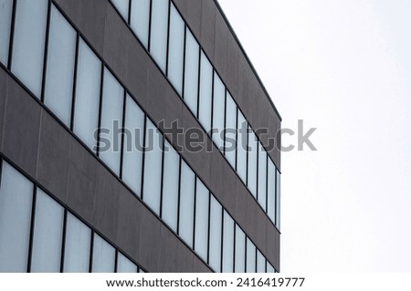 Similar – Image, Stock Photo many empty windows of a gray concrete building