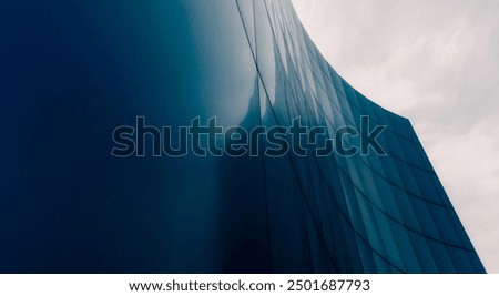 Similar – Image, Stock Photo Office building with curved glass facade