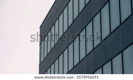 Similar – Image, Stock Photo many empty windows of a gray concrete building