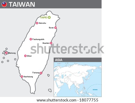 Map of Taiwan