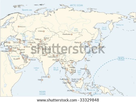 Map of Asia